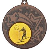 Медаль №579-1274 (Биатлон, диаметр 45 мм (Медаль цвет бронза плюс жетон для вклейки) Место для вставок: обратная сторона диаметр 40 мм)