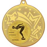 Медаль №58-1274 (Прыжки в воду, диаметр 45 мм (Медаль цвет золото плюс жетон для вклейки) Место для вставок: обратная сторона диаметр 40 мм)