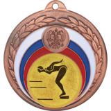 Медаль №58-196 (Прыжки в воду, диаметр 50 мм (Медаль цвет бронза плюс жетон для вклейки) Место для вставок: обратная сторона диаметр 45 мм)
