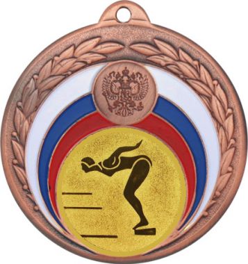 Медаль №58-196 (Прыжки в воду, диаметр 50 мм (Медаль цвет бронза плюс жетон для вклейки) Место для вставок: обратная сторона диаметр 45 мм)