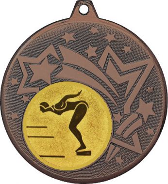 Медаль №58-1274 (Прыжки в воду, диаметр 45 мм (Медаль цвет бронза плюс жетон для вклейки) Место для вставок: обратная сторона диаметр 40 мм)