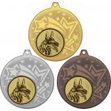 Комплект из трёх медалей MN27 (Собаководство, диаметр 45 мм (Три медали плюс три жетона VN580))