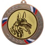 Медаль №580-1285 (Собаководство, диаметр 70 мм (Медаль цвет бронза плюс жетон для вклейки) Место для вставок: обратная сторона диаметр 60 мм)