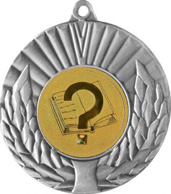 Медаль №582-192 (Образование, диаметр 50 мм (Медаль цвет серебро плюс жетон для вклейки) Место для вставок: обратная сторона диаметр 45 мм)