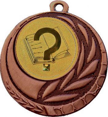 Медаль №582-1274 (Образование, диаметр 45 мм (Медаль цвет бронза плюс жетон для вклейки) Место для вставок: обратная сторона диаметр 40 мм)