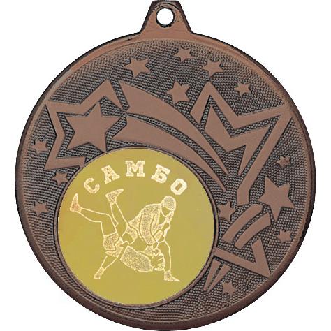 Медаль №584-1274 (Самбо, диаметр 45 мм (Медаль цвет бронза плюс жетон для вклейки) Место для вставок: обратная сторона диаметр 40 мм)