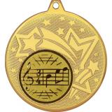 Медаль MN27 (Музыка, диаметр 45 мм (Медаль плюс жетон))