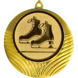 Медаль №588-8 (Фигурное катание, диаметр 70 мм (Медаль цвет золото плюс жетон для вклейки) Место для вставок: обратная сторона диаметр 64 мм)