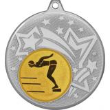 Медаль №59-27 (Прыжки в воду, диаметр 45 мм (Медаль цвет серебро плюс жетон для вклейки) Место для вставок: обратная сторона диаметр 39 мм)