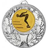 Медаль №59-192 (Плавание, диаметр 50 мм (Медаль цвет серебро плюс жетон для вклейки) Место для вставок: обратная сторона диаметр 45 мм)