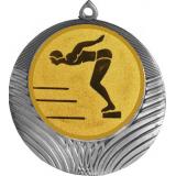 Медаль №59-1302 (Прыжки в воду, диаметр 56 мм (Медаль цвет серебро плюс жетон для вклейки) Место для вставок: обратная сторона диаметр 50 мм)