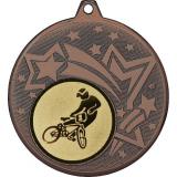 Медаль №612-1274 (Велоспорт, диаметр 45 мм (Медаль цвет бронза плюс жетон для вклейки) Место для вставок: обратная сторона диаметр 40 мм)