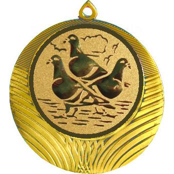 Медаль №616-1302 (Животноводство, диаметр 56 мм (Медаль цвет золото плюс жетон для вклейки) Место для вставок: обратная сторона диаметр 50 мм)