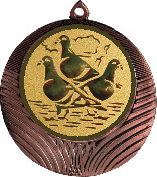 Медаль №616-1302 (Животноводство, диаметр 56 мм (Медаль цвет бронза плюс жетон для вклейки) Место для вставок: обратная сторона диаметр 50 мм)