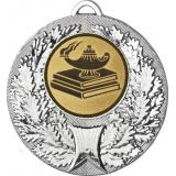 Медаль №619-192 (Образование, диаметр 50 мм (Медаль цвет серебро плюс жетон для вклейки) Место для вставок: обратная сторона диаметр 45 мм)