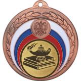 Медаль №619-196 (Образование, диаметр 50 мм (Медаль цвет бронза плюс жетон для вклейки) Место для вставок: обратная сторона диаметр 45 мм)
