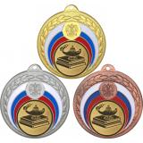 Комплект медалей №619-196 (Образование, диаметр 50 мм (Три медали плюс три жетона для вклейки) Место для вставок: обратная сторона диаметр 45 мм)