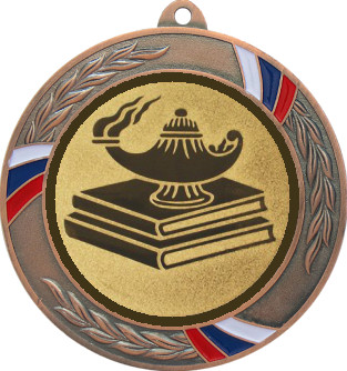 Медаль №619-1285 (Образование, диаметр 70 мм (Медаль цвет бронза плюс жетон для вклейки) Место для вставок: обратная сторона диаметр 60 мм)
