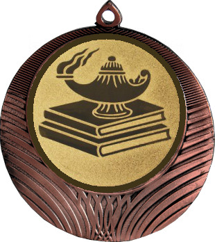 Медаль №619-1302 (Образование, диаметр 56 мм (Медаль цвет бронза плюс жетон для вклейки) Место для вставок: обратная сторона диаметр 50 мм)