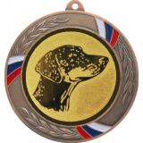 Медаль №626-1285 (Собаководство, диаметр 70 мм (Медаль цвет бронза плюс жетон для вклейки) Место для вставок: обратная сторона диаметр 60 мм)