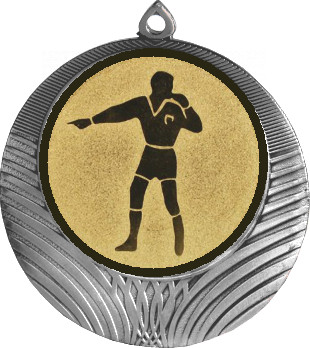 Медаль №637-8 (Судейство, диаметр 70 мм (Медаль цвет серебро плюс жетон для вклейки) Место для вставок: обратная сторона диаметр 64 мм)