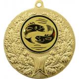 Медаль №64-192 (Рыболовство, диаметр 50 мм (Медаль цвет золото плюс жетон для вклейки) Место для вставок: обратная сторона диаметр 45 мм)