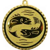 Медаль MN1302 (Рыболовство, диаметр 56 мм (Медаль плюс жетон))