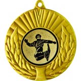 Медаль №66-68 (Сноуборд, диаметр 50 мм (Медаль цвет золото плюс жетон для вклейки) Место для вставок: обратная сторона диаметр 46 мм)