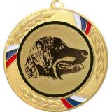 Медаль №67-1285 (Животноводство, диаметр 70 мм (Медаль цвет золото плюс жетон для вклейки) Место для вставок: обратная сторона диаметр 60 мм)