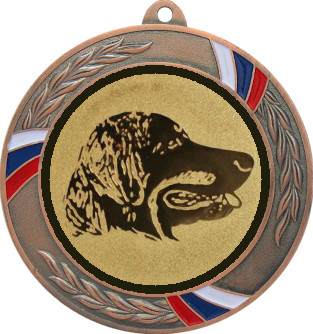 Медаль №67-1285 (Животноводство, диаметр 70 мм (Медаль цвет бронза плюс жетон для вклейки) Место для вставок: обратная сторона диаметр 60 мм)