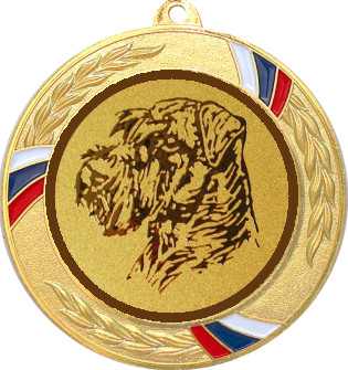 Медаль №68-1285 (Животноводство, диаметр 70 мм (Медаль цвет золото плюс жетон для вклейки) Место для вставок: обратная сторона диаметр 60 мм)