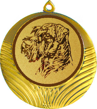 Медаль №68-1302 (Животноводство, диаметр 56 мм (Медаль цвет золото плюс жетон для вклейки) Место для вставок: обратная сторона диаметр 50 мм)