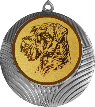 Медаль №68-1302 (Животноводство, диаметр 56 мм (Медаль цвет серебро плюс жетон для вклейки) Место для вставок: обратная сторона диаметр 50 мм)