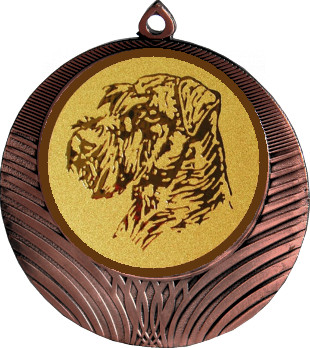 Медаль №68-1302 (Животноводство, диаметр 56 мм (Медаль цвет бронза плюс жетон для вклейки) Место для вставок: обратная сторона диаметр 50 мм)