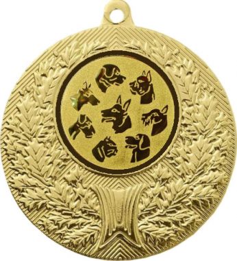 Медаль №69-192 (Животноводство, диаметр 50 мм (Медаль цвет золото плюс жетон для вклейки) Место для вставок: обратная сторона диаметр 45 мм)