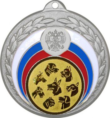 Медаль №69-196 (Животноводство, диаметр 50 мм (Медаль цвет серебро плюс жетон для вклейки) Место для вставок: обратная сторона диаметр 45 мм)