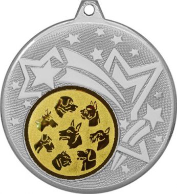 Медаль №69-27 (Животноводство, диаметр 45 мм (Медаль цвет серебро плюс жетон для вклейки) Место для вставок: обратная сторона диаметр 39 мм)