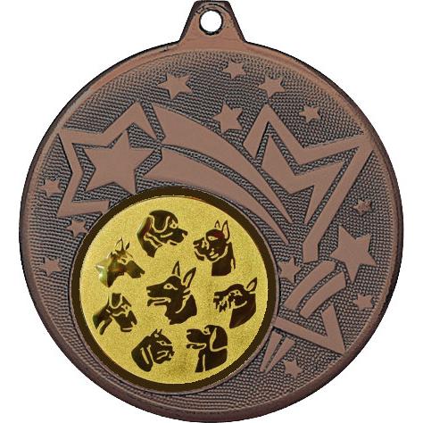 Медаль №69-1274 (Животноводство, диаметр 45 мм (Медаль цвет бронза плюс жетон для вклейки) Место для вставок: обратная сторона диаметр 40 мм)