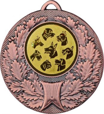Медаль №69-192 (Животноводство, диаметр 50 мм (Медаль цвет бронза плюс жетон для вклейки) Место для вставок: обратная сторона диаметр 45 мм)