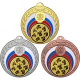 Комплект медалей №69-196 (Животноводство, диаметр 50 мм (Три медали плюс три жетона для вклейки) Место для вставок: обратная сторона диаметр 45 мм)