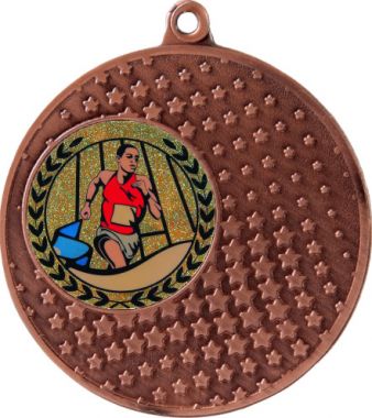 Медаль MN68 (Бег, диаметр 50 мм (Медаль плюс жетон VN7))