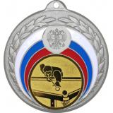 Медаль MN196 (Бильярд, диаметр 50 мм (Медаль плюс жетон))