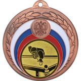 Медаль MN196 (Бильярд, диаметр 50 мм (Медаль плюс жетон))
