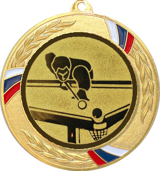 Медаль MN207 (Бильярд, диаметр 80 мм (Медаль плюс жетон VN77))