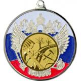 Медаль MN118 (Пожарный, диаметр 50 мм (Медаль плюс жетон))