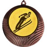 Медаль MN969 (Прыжки с трамплина, диаметр 70 мм (Медаль плюс жетон))