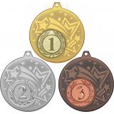 Комплект медалей №9-1274 (1, 2, 3 место, диаметр 45 мм (Три медали плюс три жетона для вклейки) Место для вставок: обратная сторона диаметр 40 мм)