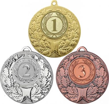 Комплект из трёх медалей MN68 (Места, диаметр 50 мм (Три медали плюс три жетона VN9))
