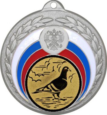Медаль №91-196 (Животноводство, диаметр 50 мм (Медаль цвет серебро плюс жетон для вклейки) Место для вставок: обратная сторона диаметр 45 мм)
