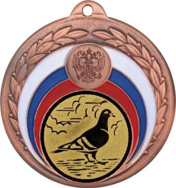 Медаль №91-196 (Животноводство, диаметр 50 мм (Медаль цвет бронза плюс жетон для вклейки) Место для вставок: обратная сторона диаметр 45 мм)
